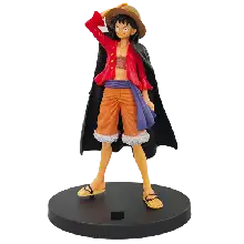 ACTION FIGURE - ANIME FIGURE STANDING LUFFY CLOAK BATTLE 17CM - 07